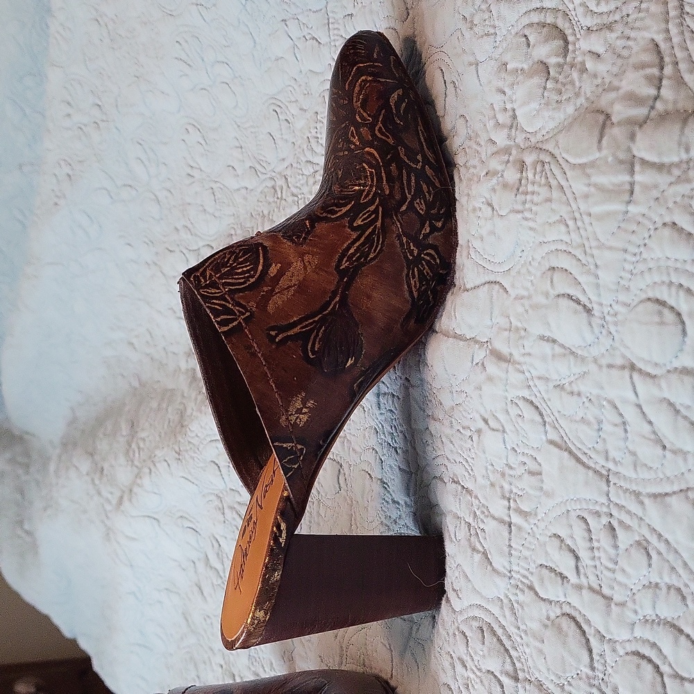 Patricia Nash Leather Mules